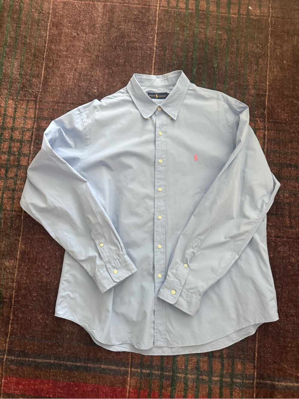 Ralph Lauren Light Blue Button-Down Oxford Shirt - Men